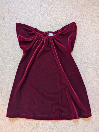 New velvet dress 18-24M