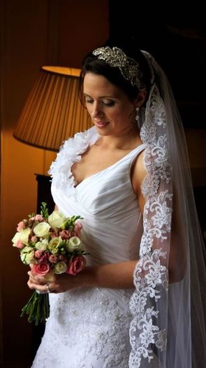 Maggie Sottero 'Florencia' Wedding Gown & Cathedral Veil