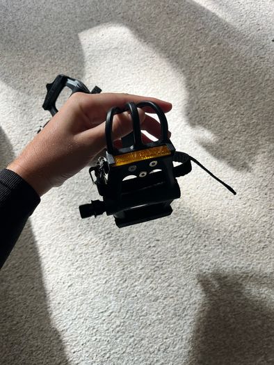 Bike Pedals with Toe Clips