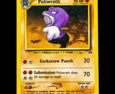 Poliwrath 28/75 Non Holo Rare WOTC Neo Discovery 2001 Pokemon Card Vintage