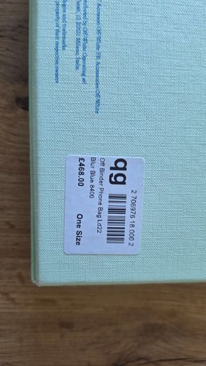 Off-White binder phone bag