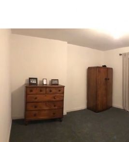 vintage wardrobe & chest of drawers