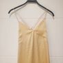 Champagne Satin Maxi Dress Image 2