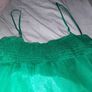 Green 100% silk baby-doll dress size 10 Image 4