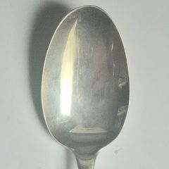 Rare Thomas Oliphant, 1806 Sterling Silver serving spoon. 22 cms, 54 grams.