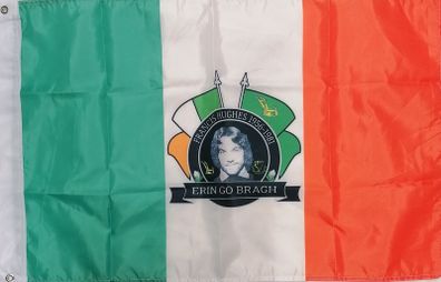 Francis Hughes Irish Republican hunger striker erin go bragh flag