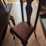 Expandable mahogany dining room table + 3 chairs Image 3