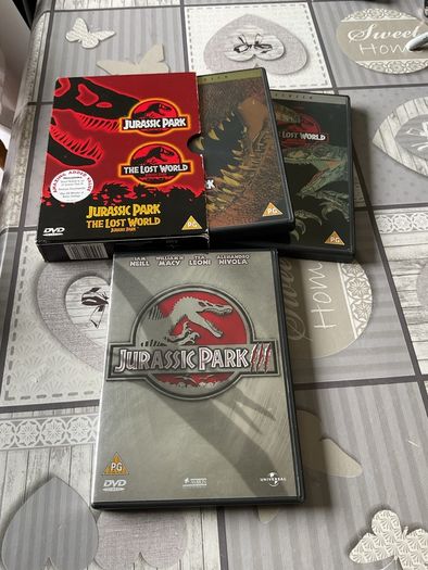 Jurassic Park DVD set.