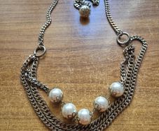 Vintage 3 strand Necklace/ Belt
