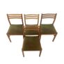 Four Mid-Century Teak Dining Chairs Image 3
