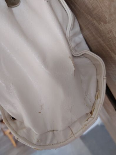 white big bag with studs
