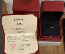 Cartier Love Pink Gold Ring