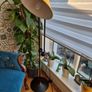 Floor Lamp lampe gras beautiful yellow very heavy light  bedroom living  reading home house great design wonderful present old vintage Image 2