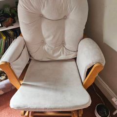 nursing chair and footrest