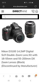 Nikon D3100 and accessories