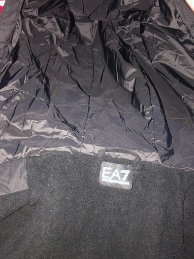 Emporio armani EA7 bomber jacket hoodie size XXL BLACK
