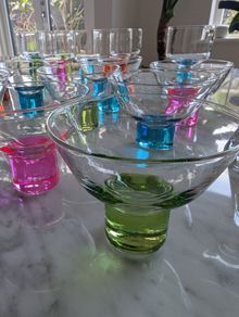 Colourful Glassware Set