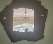 Slate mirror