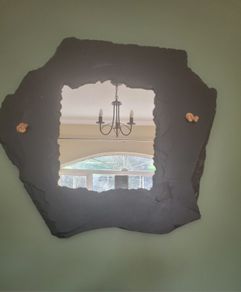 Slate mirror