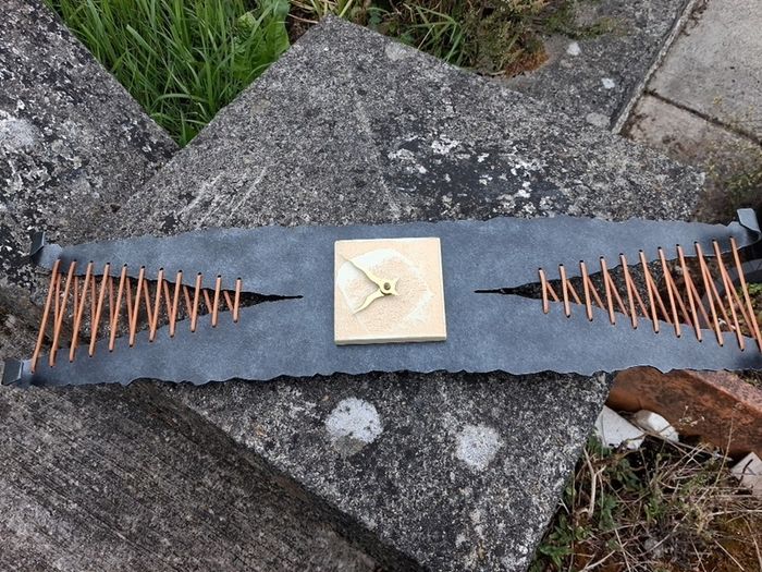 slate wall clock
