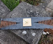slate wall clock