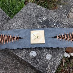 slate wall clock
