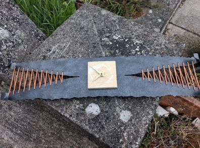slate wall clock