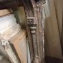Antique Cast iron fireplaces, brass fire insert Image 3