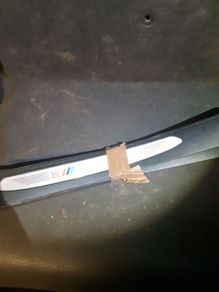 Bmw 5 E60 Saloon Lci M-sport 2008 Set Of Kick Plate Sill Trim Entrance Cover