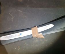 Bmw 5 E60 Saloon Lci M-sport 2008 Set Of Kick Plate Sill Trim Entrance Cover