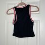 ribbed black crop top Image 3