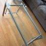 two glass side tables and one glass coffee table Image 6