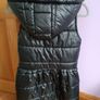Girls Black gilet Image 2