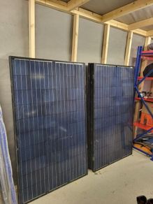 1kw solar panel set up