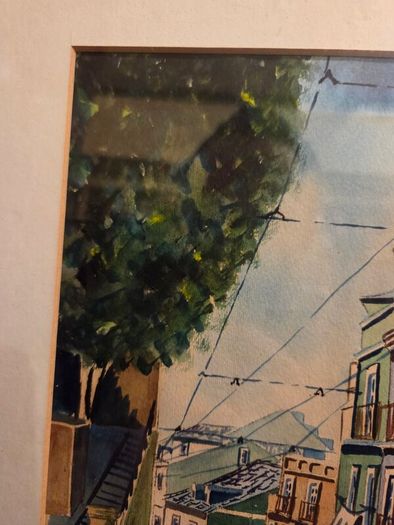 Casimiro Motta signed Watercolour