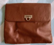 Urban Outfitters Brown Leather Clutch Handbag