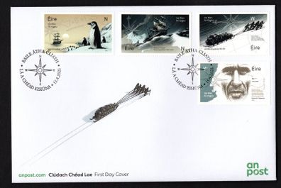2021 Ireland Ice Men Irish Antarctic Explorers Commemorative Stamps An Post First Day Cover (FDC)