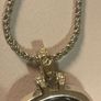 Genuine Swarovski Oceanic Tanzanite Crystal heart Pendant Image 4
