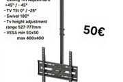 Tv Ceiling Tilt Swivel Adjustable TV Mount Bracket 37 - 75"