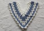 Handmade baby poncho 0-3 months