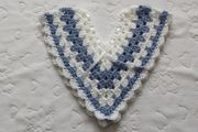 Handmade baby poncho 0-3 months