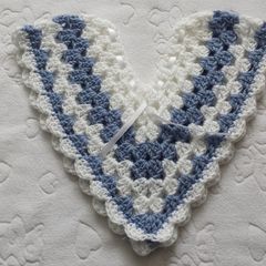 Handmade baby poncho 0-3 months