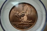 Proof Ireland 1d Penny 1968 Very Scarce in this Grade and colour