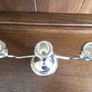 Vintage Small 3 arm candelabra silver plate Image 3