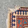 Antique persian tribal rug 9.4ft x 6.6ft Image 4