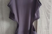 Grey bodysuit with cuts