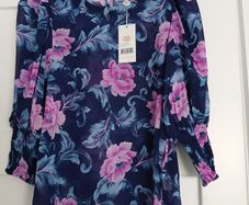Flower design top, Marc Angelo, size 12, new with tag