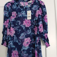 Flower design top, Marc Angelo, size 12, new with tag