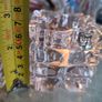 Set Of 2 Crystal Nightlight Or Candle Holder No Stamp. Image 2