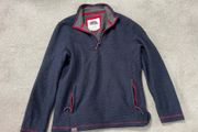 Wierd fish fleece lined mens jumper